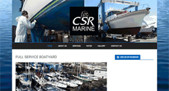 Desktop Screenshot of csrmarine.com
